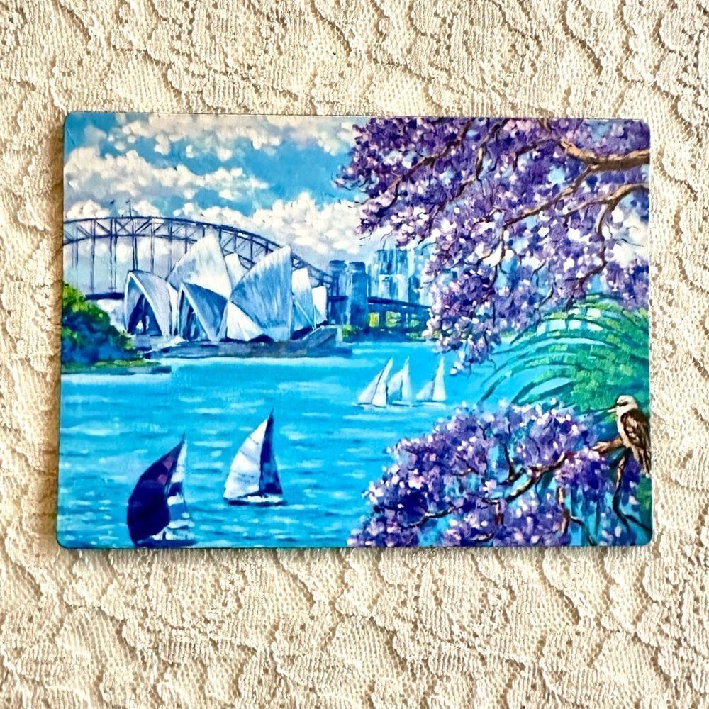 Scenic Sydney Opera House Art Magnet